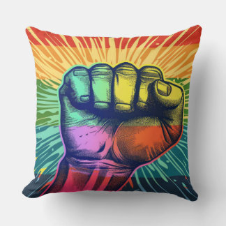 hands clenched cushion
