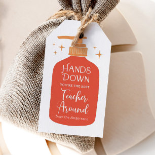 Hands Down Soap Teacher Appreciation Christmas Gift Tags