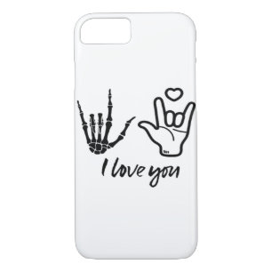 Hands Forming - Skeleton Heart Hands  Case-Mate iPhone Case