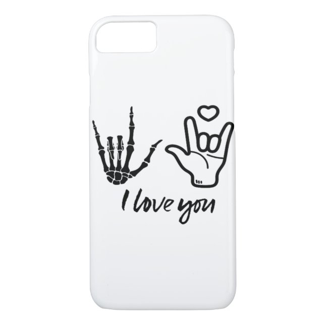 Hands Forming - Skeleton Heart Hands  Case-Mate iPhone Case (Back)