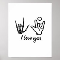 Hands Forming - Skeleton Heart Hands
