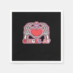 Hands Halloween Classic – Spooky Skeleton Design Napkin