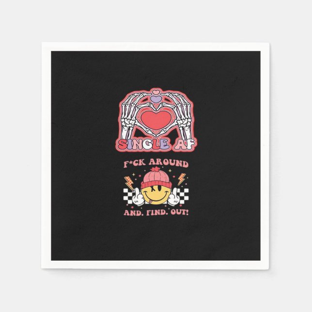 Hands Halloween Funny – Grabby Ghoul Napkin (Front)