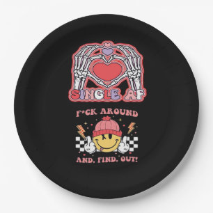 Hands Halloween Funny – Grabby Ghoul Paper Plate