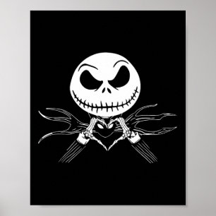 Hands Heart Sign Funny Skull Halloween Costume 