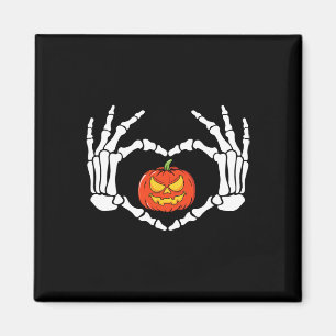 Hands Heart Sign Retro Halloween Costume Women Gir Magnet