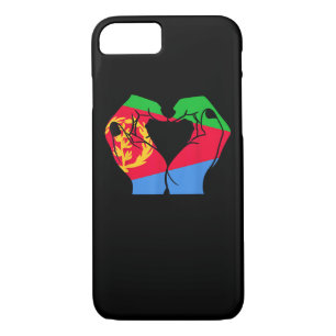 Hands Heart With Eritrean Flag Case-Mate iPhone Case