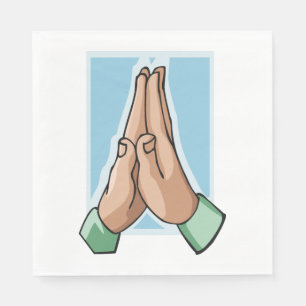 Hands In Prayer Napkin