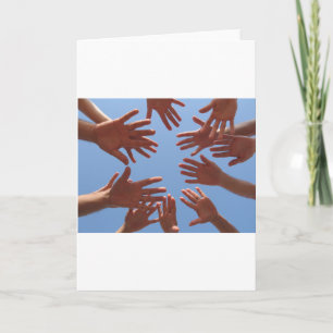 Hands In - Teamwork Card