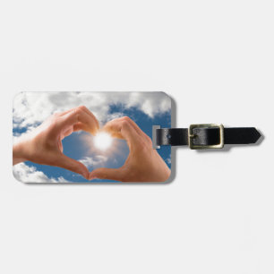 Hands of love luggage tag