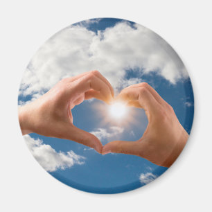 Hands of love magnet
