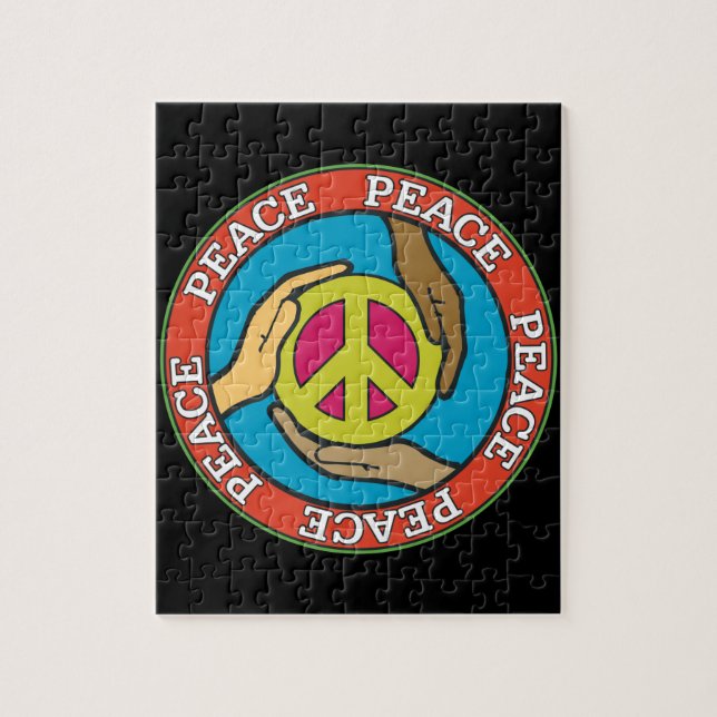 Hands of Peace Jigsaw Puzzle (Vertical)