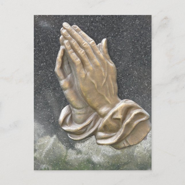 HANDS OF PRAYER POSTCARD (Front)
