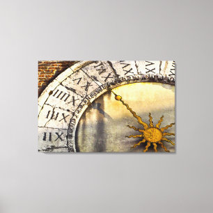 HANDS OF TIME Stretched Canvas Print