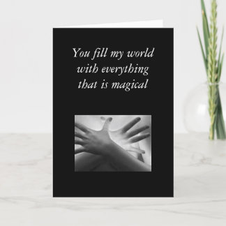 hands of time, You fill my world with everythin... Holiday Card