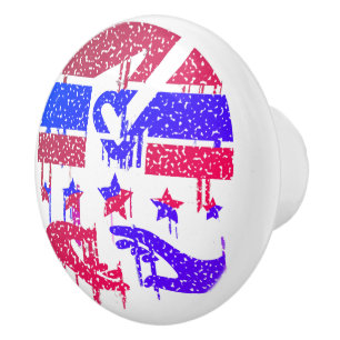 Hands of Unity Ceramic Knob
