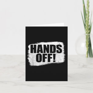 Hands Off 2025 Protest Card