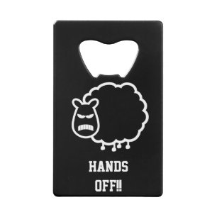 Hands off angry sheep