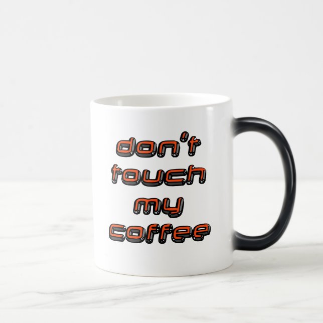 Hands Off Magic Mug (Right)