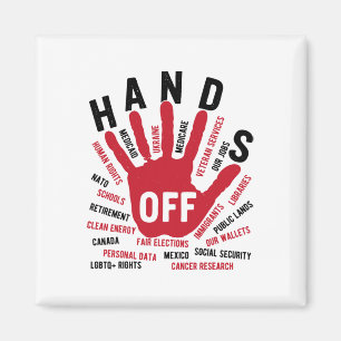 Hands Off Medicaid Medicare Social Security Trump Magnet