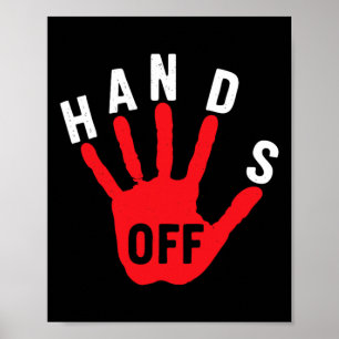 Hands Off Medicaid Medicare Social Security Trump Poster