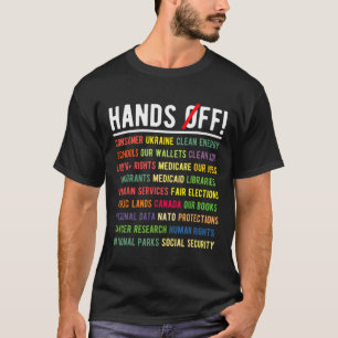 Hands Off Medicaid Medicare Social Security Trump T-Shirt