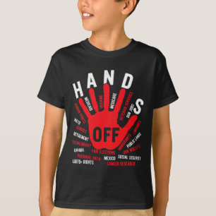 Hands Off Medicaid Medicare Social Security Trump T-Shirt