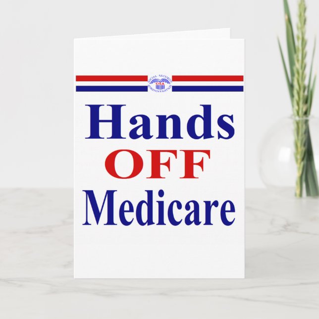 Hands Off Medicare Card (Front)