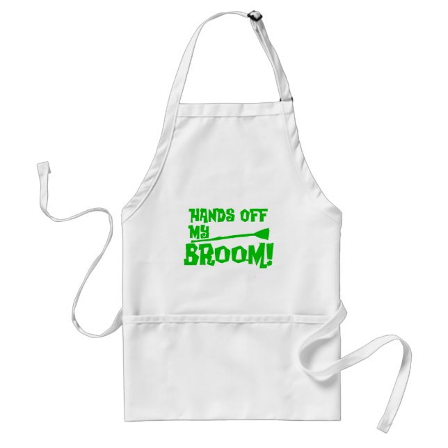 Hands Off My Broom Standard Apron (Front)