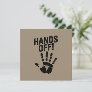 Hands Off My Country My Body Medicare Political  Invitation