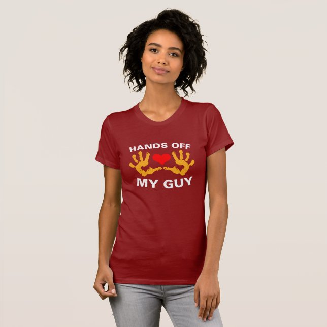 Hands off my guy and girl shirts (Front Full)
