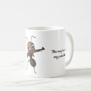 Hands Off My Mug Funny Ant Poster Coffee Lover W
