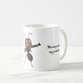 Hands Off My Mug Funny Ant Poster | Coffee Lover W