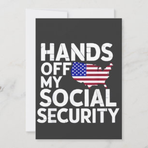 Hands Off My Social Security Holiday Card