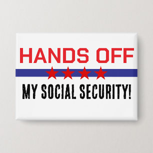 Hands off My Social Security Red White Blue