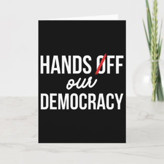 Hands Off Our Democracy Protest April 5th Anti Tru Card