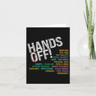 Hands Off Our Freedoms Protect What S Card
