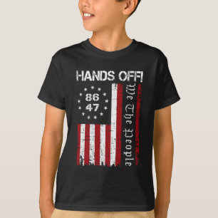 Hands Off Protest 86 47 8647 Protest Save Democrac T-Shirt