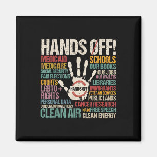 Hands Off Protest Magnet