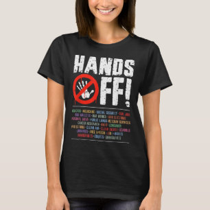 Hands Off Protest Social Security And Medicare Pro T-Shirt