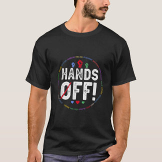 Hands Off Protest Social Security And Medicare Pro T-Shirt