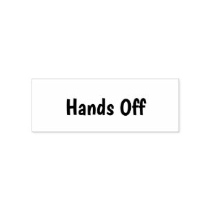 Hands Off Self-inking Stamp