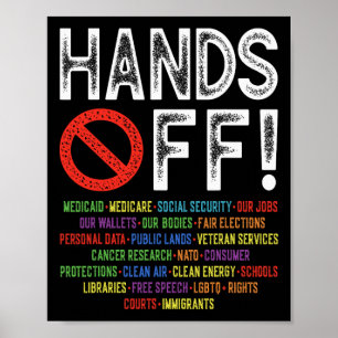 Hands Off Social Security Protest Resist Save Demo Poster