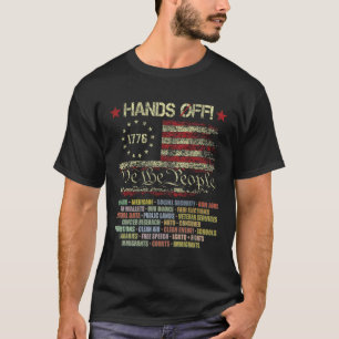 Hands Off Social Security Protest Resist Save Demo T-Shirt