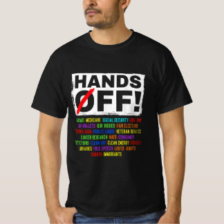 Hands Off Social Security Protest Resist Save Demo T-Shirt