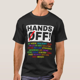 Hands Off Social Security Protest Resist Save Demo T-Shirt