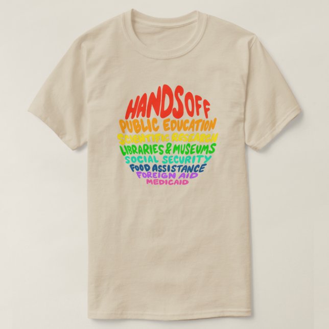 Hands Off T-Shirt (Design Front)