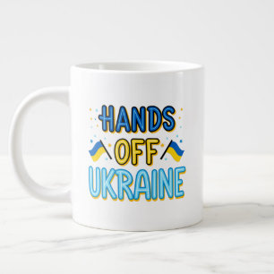 Hands Off Ukraine Speciality Jumbo Mug