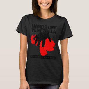 Hands Off Venezuela No Sanctions Illustration T-Shirt