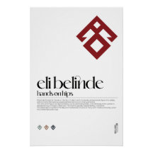 Hands on Hips (Eli Belinde) Turkic Figure Poster